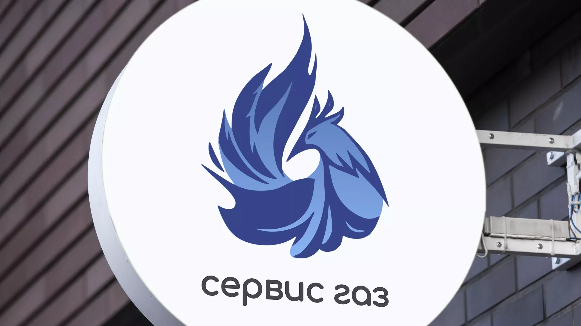Создание логотипа «Сервис газ» в Колпашево